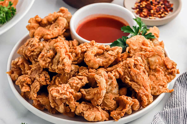 Dry-Fried Oyster Mushrooms